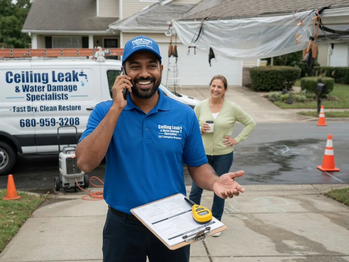 Ceiling Leak Cleanup Ramsey, IN FAQs
